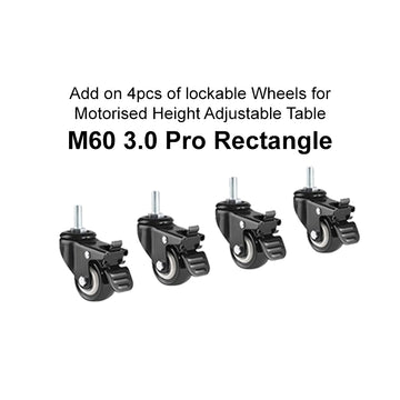Heavy Duty Castor Wheels With Brakes